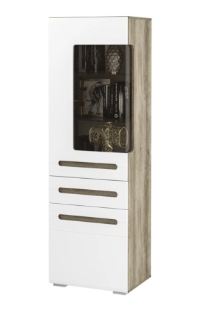 Шкаф для посуды Наоми ШК-23, белый глянец