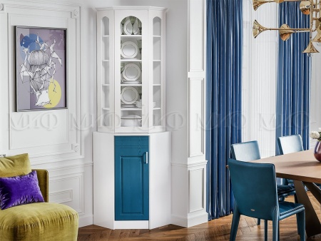 Буфет Кармен Угловой МДФ (Ш-580 x Г-580 х В-2270 мм)/Разные Цвета