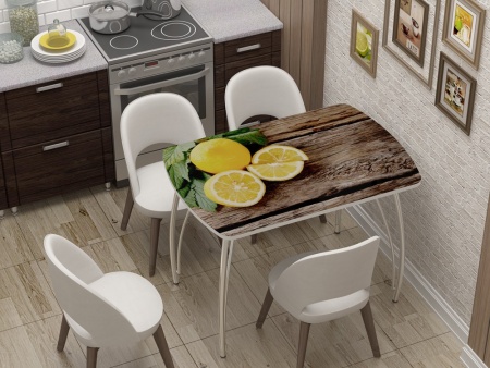 Стол Обеденный Бочонок Фотопечать (Ш-1100 х Г-700 х В-760 мм)/Разные Цвета