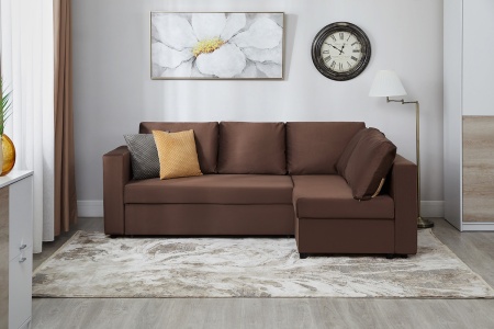 Угловой Диван Миннеаполис NEW (Ш-2350 х Г-1550 х В-900 мм)/Разные Цвета 